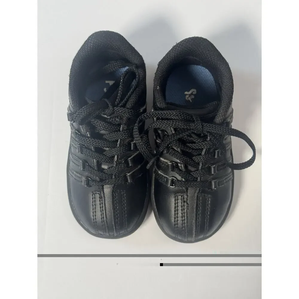 K Swiss Classic VN Infant Low Sneakers Black Size 6 Toddler Shoes With Box